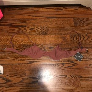 deep-nude bikini top - fits size s/m (small cup)